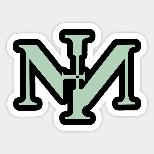 the nin Sticker by meantibrann